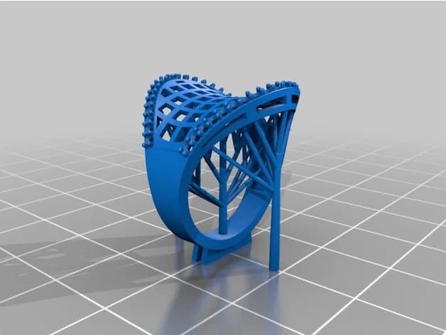 3D model prstena izrađenog po porudžbini